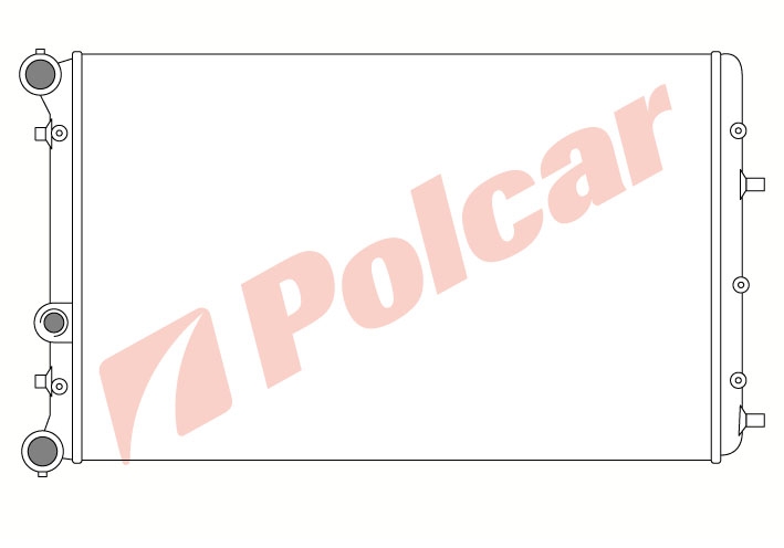 691308-2 FABIA 00- РАДИАТОР 630Х415 101214 19D M +C  SA2010