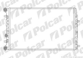 691308A5 FABIA 00- РАДИАТОР ОХЛАЖДЕНИЯ 629 x 399 x 22 mm
