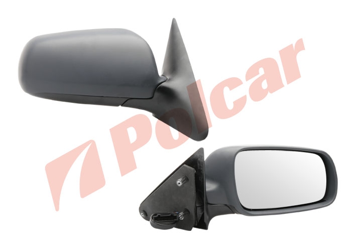 6920527M OCTAVIA 96-2004 ЗЕРКАЛО R ЭЛЕКТРИЧЕСКОЕ+ОБОГР БОЛЬШОЕ ПОД ПОКРАСКУ