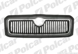 692105 OCTAVIA 2001- РЕШЕТКА РАДИАТОРА КОМПЛЕКТ ХРОМ (БЕЗ ЭМБЛЕМЫ)