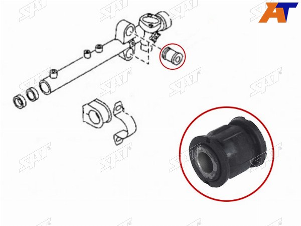 Сайлентблок рулевой рейки MAZDA 2DEMIO 07-14PREMACY 99-05CX-7 06-12FAMILIA323 98-05