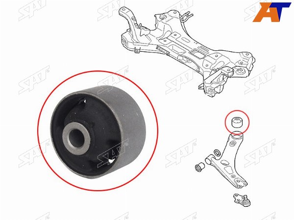 Сайлентблок переднего нижнего рычага задний HYUNDAI IX35TUCSON 09-SONATA 10-TM 10 09