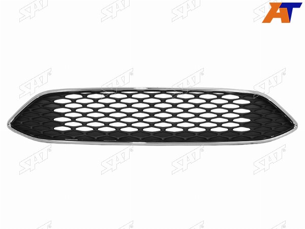 Решетка радиатора FORD FOCUS III 15-19 с хром молдингом (дизайн сетка)
