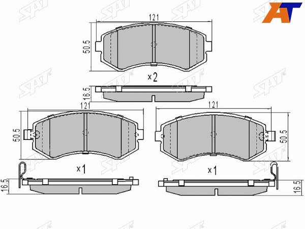 Колодки тормозные зад NISSAN PATROL Y61 перед NISSAN ALMERA N15LAUREL C33