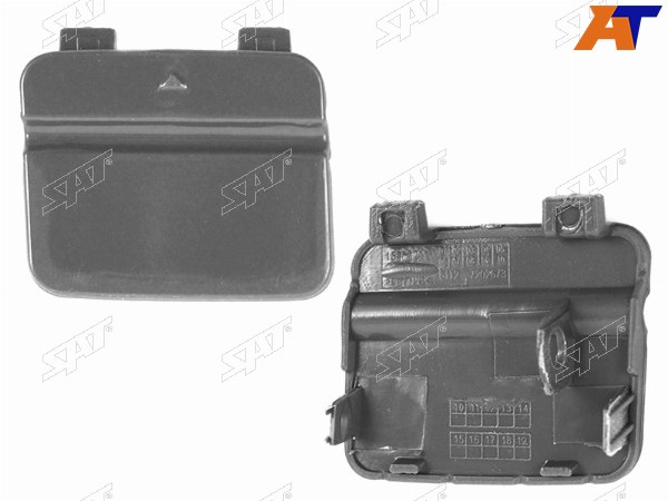 Заглушка в задний бампер BMW E90 08-12 под крюк