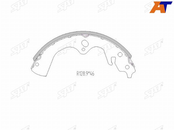 Колодки барабанные зад KIA SPORTAGE 93-05