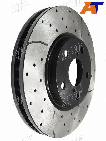 Комплект дисков тормозных передний перфорированные TOYOTA MarkCresta 1JZ-GTE JZX90100110, Altezza