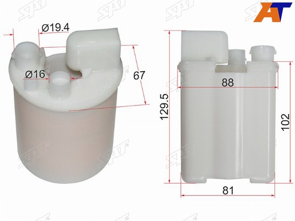 Фильтр топливный погружной HYUNDAI ELANTRA 06-11I30 07-10KIA CERATO 09-