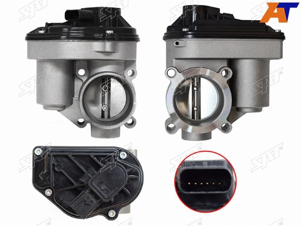 Дроссельная заслонка FORD C-MAX 1.6 07-10FOCUS 04-FIESTA HBK 1.6 02-08