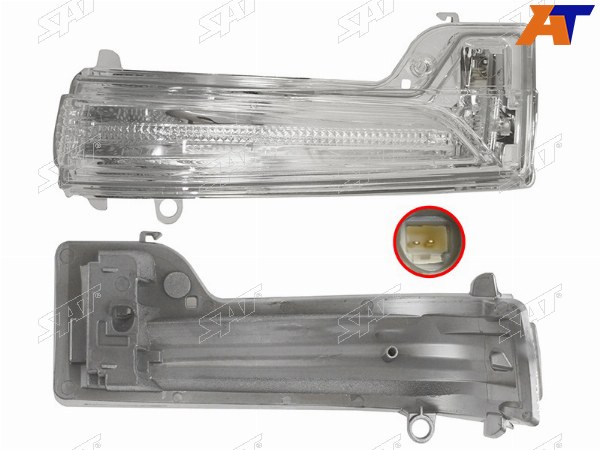 Поворот в зеркало TOYOTA HILUX REVO 15- RH - светлый