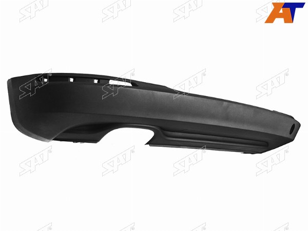 Бампер задний VW TIGUAN 07-16 нижняя частьне под сонары