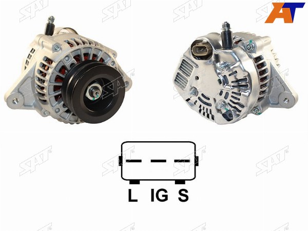 Генератор TOYOTA LAND CRUISER PRADOHILUX SURF 3.0D3.4 96-02 1KZ5VZ 12V 80А