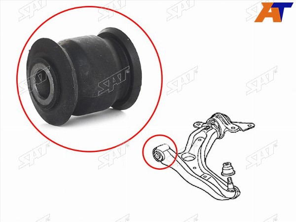 Сайлентблок FR рычага передний  HONDA FITJAZZ 08-GEELY COOLRAY (SX11) 19-
