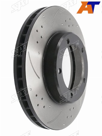 Комплект дисков тормозных передний перфорированные TOYOTA Land Cruiser ZJ105 (General) 98-07, LCR H