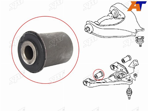 Сайлентблок переднего нижнего рычага передний MITSUBISHI CANTER FB70 03-