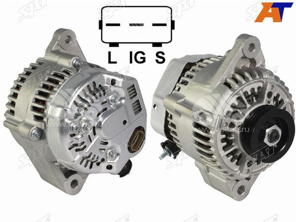 Генератор TOYOTA LAND CRUISER PRADO 5VZFE 95-02HILUX SURF VZN18 5VZFE  95-02 12V 80A