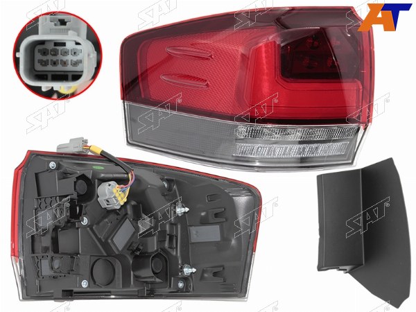 Фонарь задний TOYOTA LAND CRUISER 300 21- LH LED