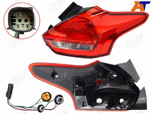 Фонарь задний FORD FOCUS III 15-19 RH HBK
