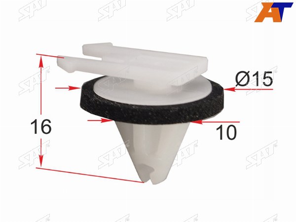Клипса молдинга крышки багажника FORD (1 шт.)
