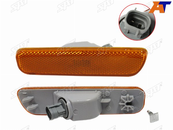 Повторитель поворота LEXUS RX300 97-03 LH желтый в передний бампер