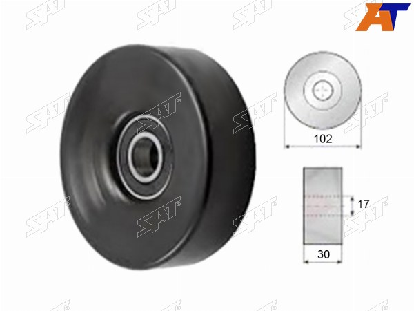 Ролик приводного ремня натяжителя TOYOTA 1UZ2UZ3UZ 97-