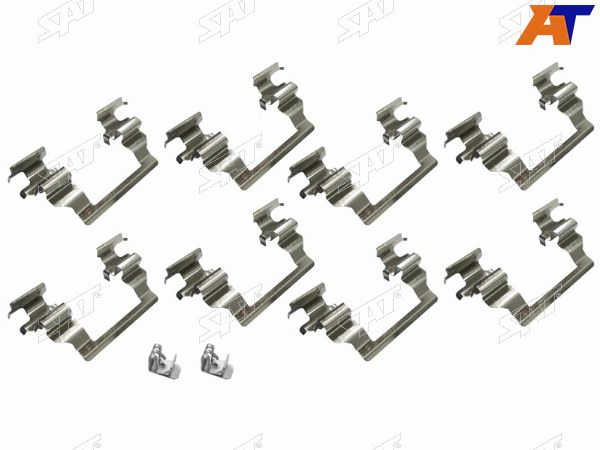 Комплект монтажный тормозных колодок FR TOYOTA HARRIER 00-05CAMRY V20 96-01NADIA 99-02