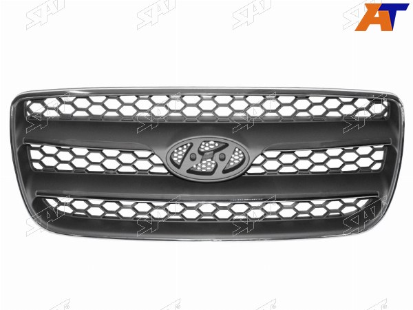 Решетка радиатора HYUNDAI SANTA FE 06-09 хром
