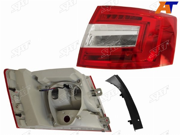 Фонарь задний SKODA OCTAVIA 17-20 RH LED