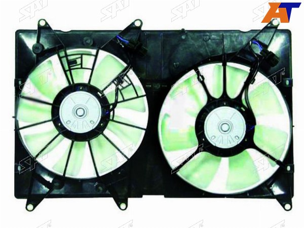 Диффузор радиатора двойной в сборе TOYOTA HARRIERKLUGER 97-07