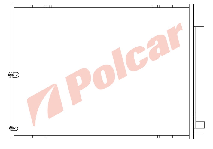 8061K8C1 LEXUS RX 330 0603-1205 РАДИАТОР КОНДИЦИОНЕРА