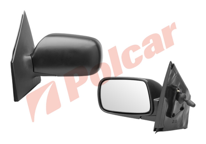 8104511M YARIS 03- ЗЕРКАЛО ЛЕВОЕ МЕХАНИКА ЧЕРНОЕ