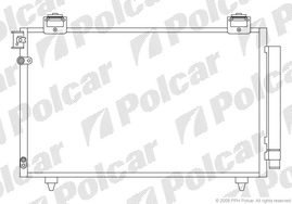 8125K8C2 AVENSIS 03- РАДИАТОР КОНДИЦИОНЕРА 16,18, 20D