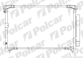 8155K8C2 РАДИАТОР ОСНОВНОЙ 590 x 365 x 16 mm