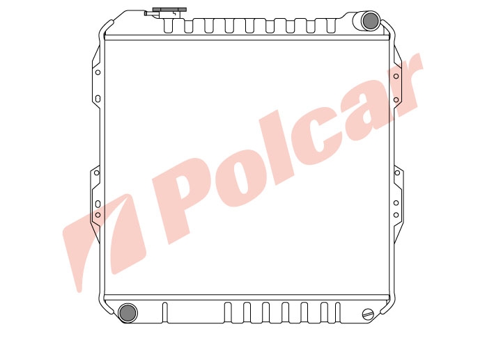 817408-3 РАДИАТОР ОСНОВНОЙ 400 x 508 Х 26 3,0М