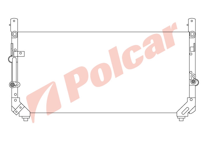 8176K8B1 LCFJ80 90-98 4.54.2TD РАДИАТОР КОНДИЦИОНЕРА  TO5006