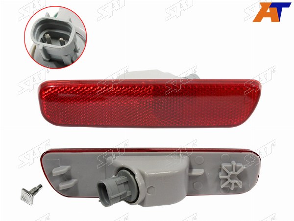 Повторитель поворота LEXUS RX300 97-03 LH красный в задний бампер