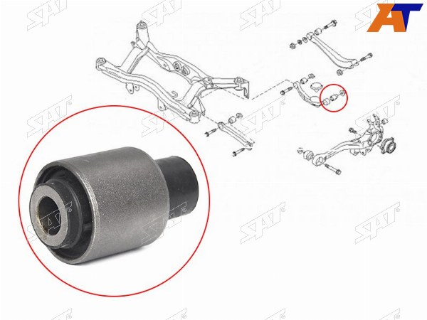 Сайлентблок задней поперечной тяги SUBARU LEGACY 97-09