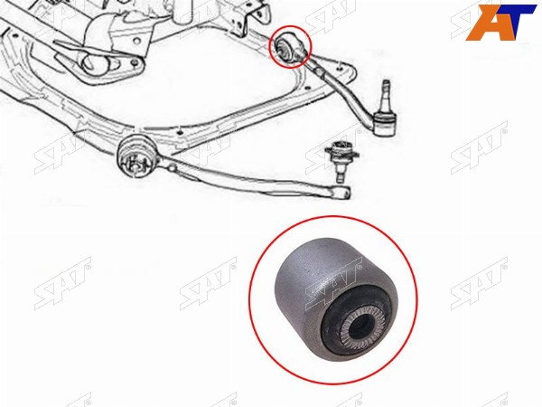 Сайлентблок переднего нижнего рычага  BMW X5 E53 99-06X3 03-10BMW5 87-96BMW7 86-94BMW8 89-99
