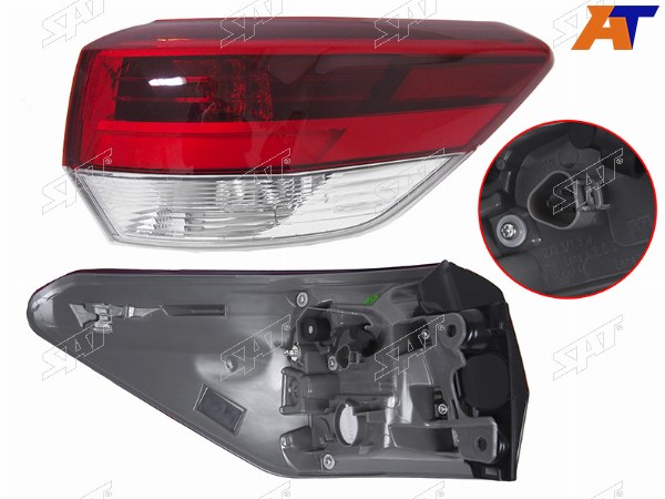 Фонарь задний TOYOTA HIGHLANDER 16-20 RH