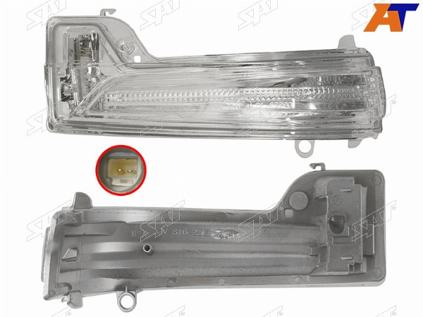 Поворот в зеркало TOYOTA HILUX REVO 15- LH - светлый