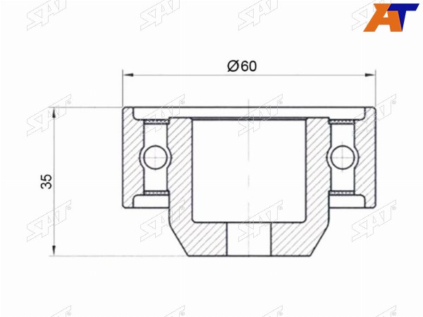 Ролик натяжителя приводного ремня MMC GRANDISLANCEROUTLANDER 4G69-