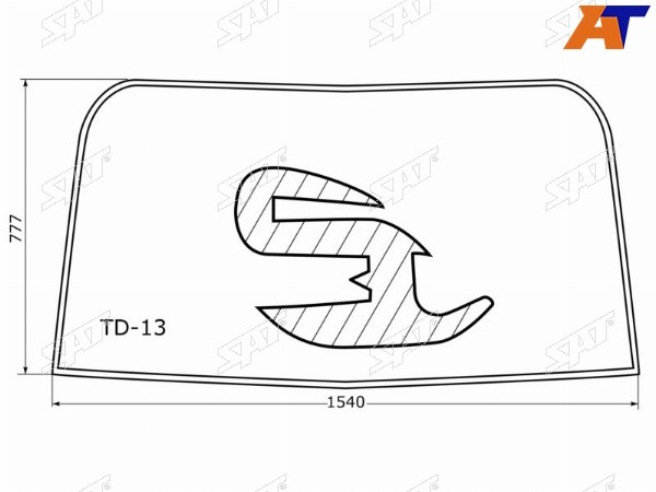 Молдинг лобового стекла (Уплотнительная резинка) Toyota Land Cruiser (J80) 89-97  Lexus LX450 95-97