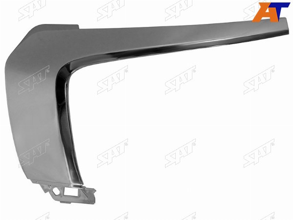 Молдинг бампера MITSUBISHI OUTLANDER 15-22 центр. хром LH