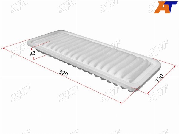 Фильтр воздушный TOYOTA PASSO SETTE M52E 08-PASSO K3VE 06-10DAIHATSU Sirion K3VE 05-DAIHATSU YRV