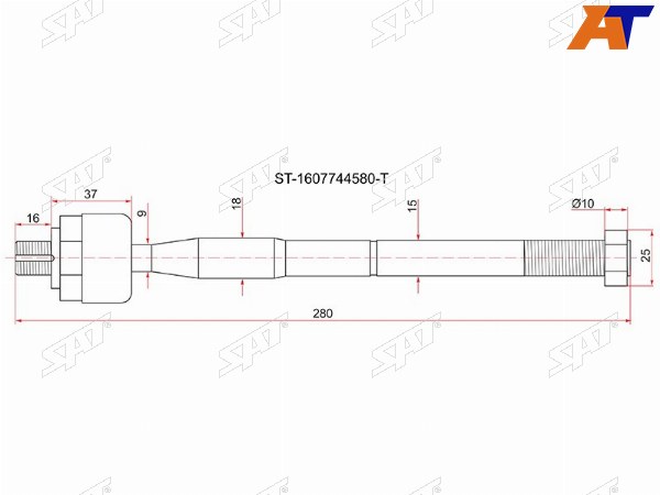 Тяга рулевая Citroen JumperFiat Ducato Peugeot Boxer 2006- LH=RH