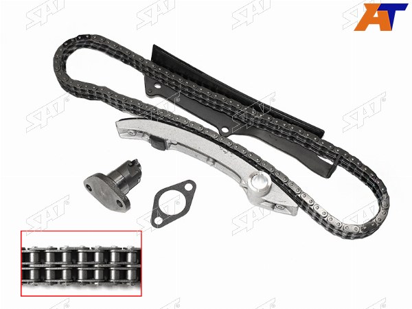 Комплект цепи ГРМ MITSUBISHI PAJERODELICA 4M40 93- цепь двухрядная