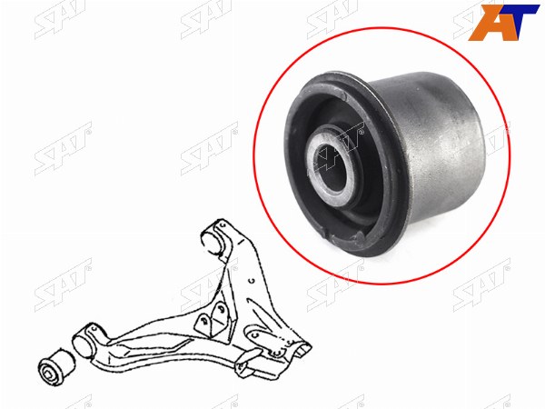 Сайлентблок переднего верхнего рычага MITSUBISHI L200TRITON 05-15PAJEROMONTERO SPORT 08-15
