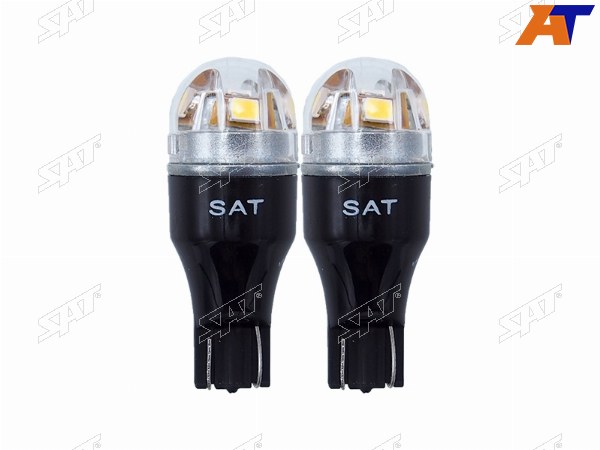 Лампа дополнительного освещения 12V W16W 1.4W150LM Canbus LED 6000-6500K, белая (Комплект 2 шт.)