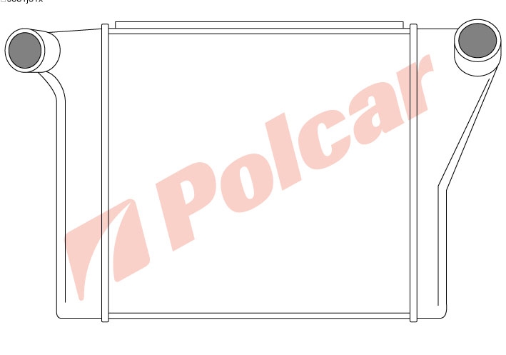 9031J81X РАДИАТОР ИНТЕРКУЛЕРА  450Х430Х32