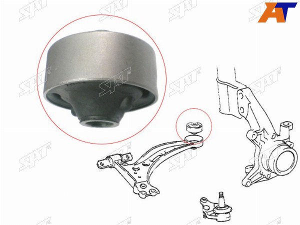 Сайлентблок переднего рычага задний TOYOTA AVALON 93-05CAMRY 91-02GRACIA 96-01QUALIS 97-01WINDOM